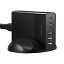 Zidni punjač Blitzwolf BW-S25, 75W, 3x USB + 3x USB-C (crni)