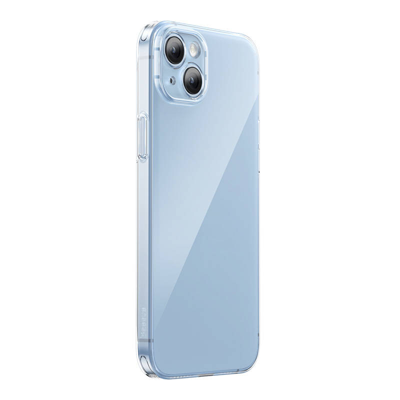 Transparent Case i kaljeno staklo set Baseus Corning za iPhone 14 Plus