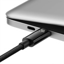 USB-C na USB-C kabel Baseus Tungsten Gold 240W 2 m (crni)