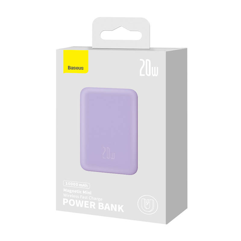 Powerbank Baseus Magnetic Mini 10000mAh 20W (ljubičasta)