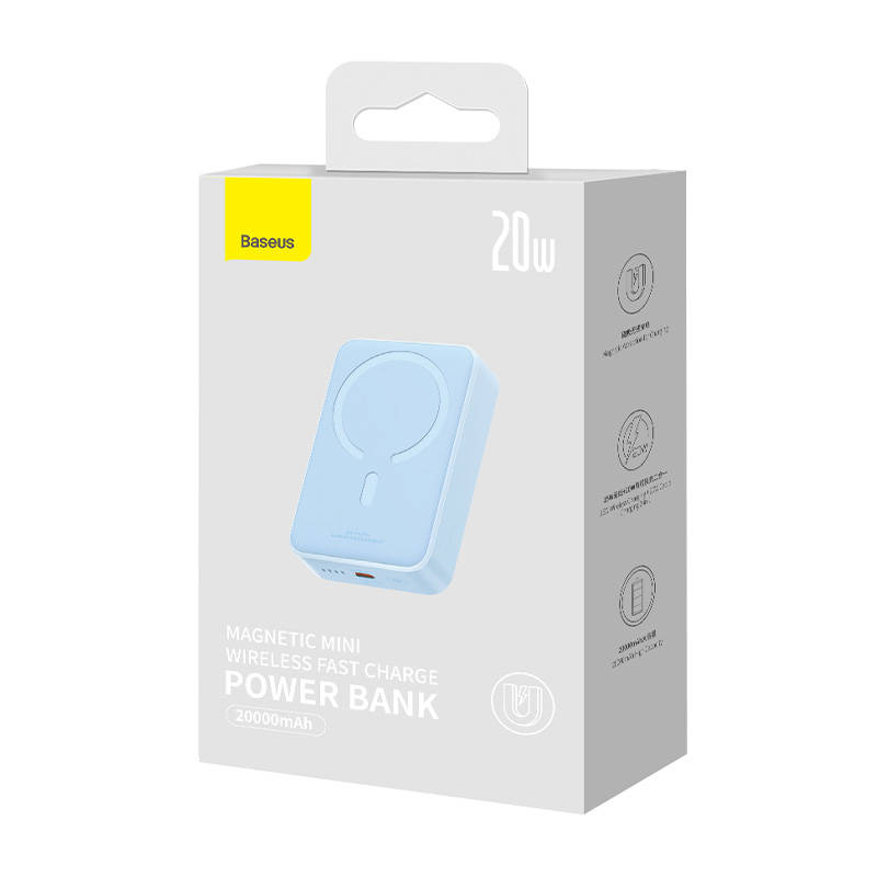 Powerbank Baseus Magnetic Mini 20000mAh 20W (plavi)