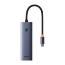 4u1 Hub Baseus UltraJoy USB-C do USB 3.0 (svemirsko siva)