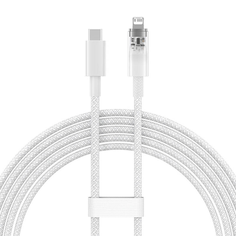 Kabel za brzo punjenje Baseus USB-C na Lightning Explorer Series 2m, 20W (bijeli)