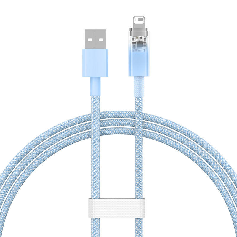 Kabel za brzo punjenje Baseus Explorer USB na Lightning 2.4A 1M (plavi)