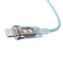 Kabel za brzo punjenje Baseus Explorer USB na Lightning 2.4A 1M (plavi)