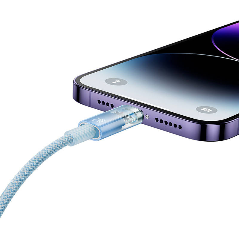 Kabel za brzo punjenje Baseus Explorer USB na Lightning 2.4A 1M (plavi)