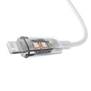 Kabel za brzo punjenje Baseus Explorer USB na Lightning 2.4A 1M (bijeli)