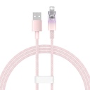 Kabel za brzo punjenje Baseus USB-A na Lightning Explorer Series 1m, 2.4A (ružičasti)