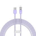 Kabel za brzo punjenje Baseus USB-A na Lightning Explorer Series 2m, 2.4A (ljubičasti)