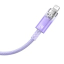 Kabel za brzo punjenje Baseus USB-A na Lightning Explorer Series 2m, 2.4A (ljubičasti)