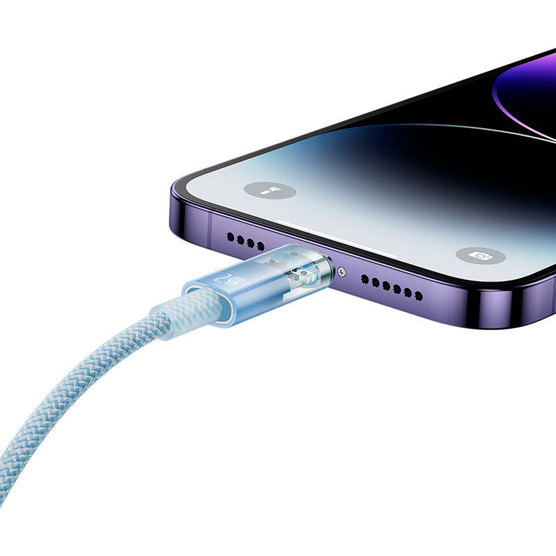 Kabel za brzo punjenje Baseus USB-A na Lightning Explorer Series 2m, 2.4A (plavi)