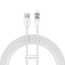 Kabel za brzo punjenje Baseus USB-A na Lightning Explorer Series 2m, 2.4A (bijeli)