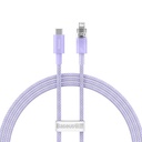 Kabel za brzo punjenje Baseus USB-C na Lightning Explorer Series 1m, 20W (ljubičasti)