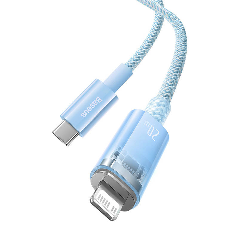 Kabel za brzo punjenje Baseus USB-C na Lightning Explorer Series 1m, 20W (plavi)