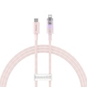 Kabel za brzo punjenje Baseus USB-C na Lightning Explorer Series 1m, 20W (ružičasti)