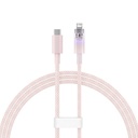 Kabel za brzo punjenje Baseus USB-C na Lightning Explorer Series 1m, 20W (ružičasti)