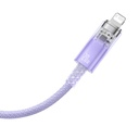 Kabel za brzo punjenje Baseus USB-C na Lightning Explorer Series 2m, 20W (ljubičasti)