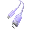 Kabel za brzo punjenje Baseus USB-C na Lightning Explorer Series 2m, 20W (ljubičasti)