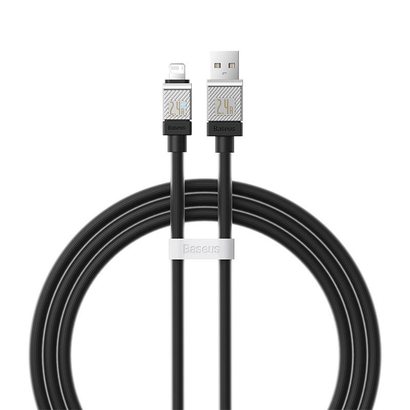 Kabel za brzo punjenje Baseus USB-A na Lightning Coolplay Series 1m, 2.4 (crni)