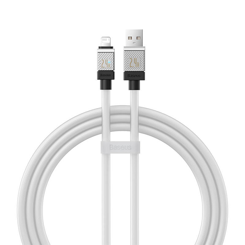 Kabel za brzo punjenje Baseus USB-A na Lightning Coolplay Series 1m, 2.4A (bijeli)