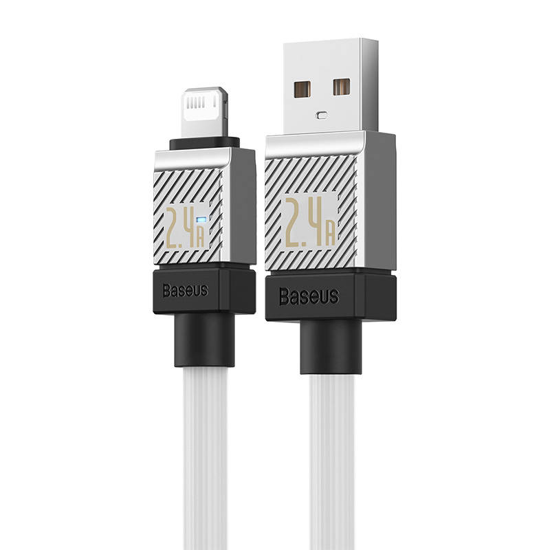 Kabel za brzo punjenje Baseus USB-A na Lightning Coolplay Series 1m, 2.4A (bijeli)