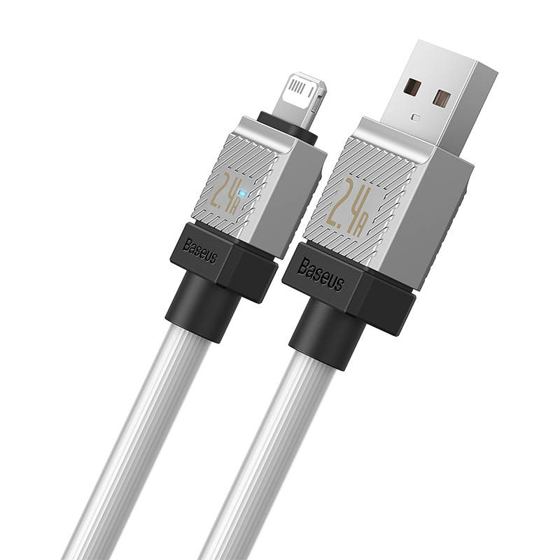 Kabel za brzo punjenje Baseus USB-A na Lightning Coolplay Series 1m, 2.4A (bijeli)