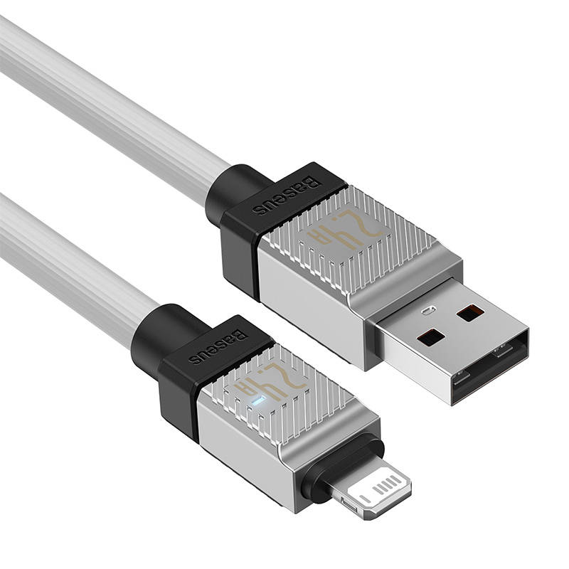 Kabel za brzo punjenje Baseus USB-A na Lightning Coolplay Series 1m, 2.4A (bijeli)