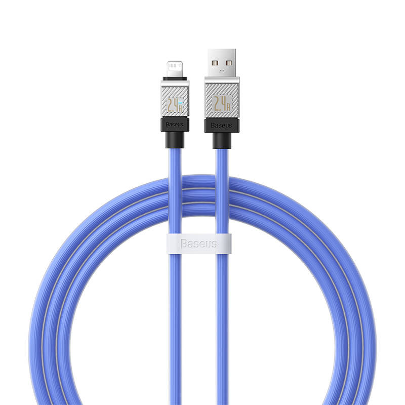 Kabel za brzo punjenje Baseus USB-A na Lightning Coolplay Series 1m, 2.4A (bijeli)