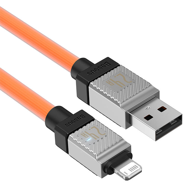 Kabel za brzo punjenje Baseus USB-A na Lightning Coolplay Series 1m, 2.4A (narančasti)