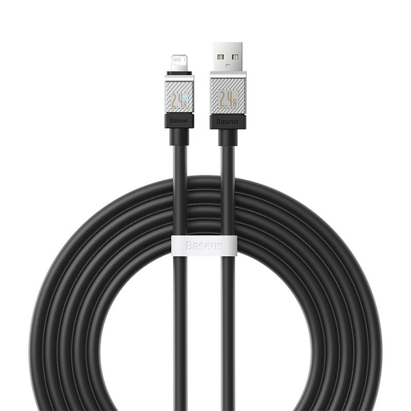 Kabel za brzo punjenje Baseus USB-A na Lightning CoolPlay Series 2m, 2.4A (crni)