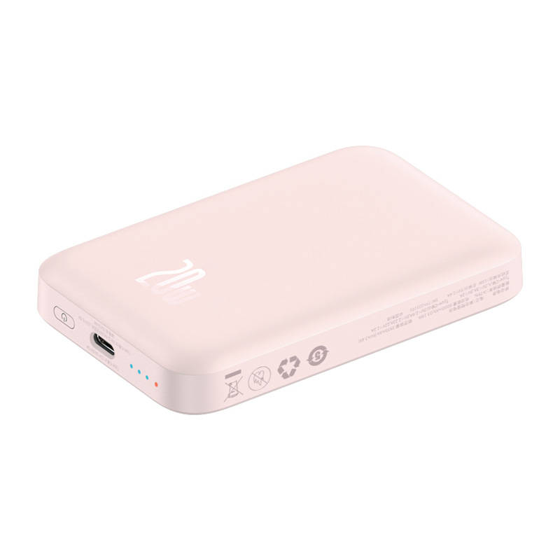 Powerbank Baseus Magnetic Mini 6000mAh 20W (roza)