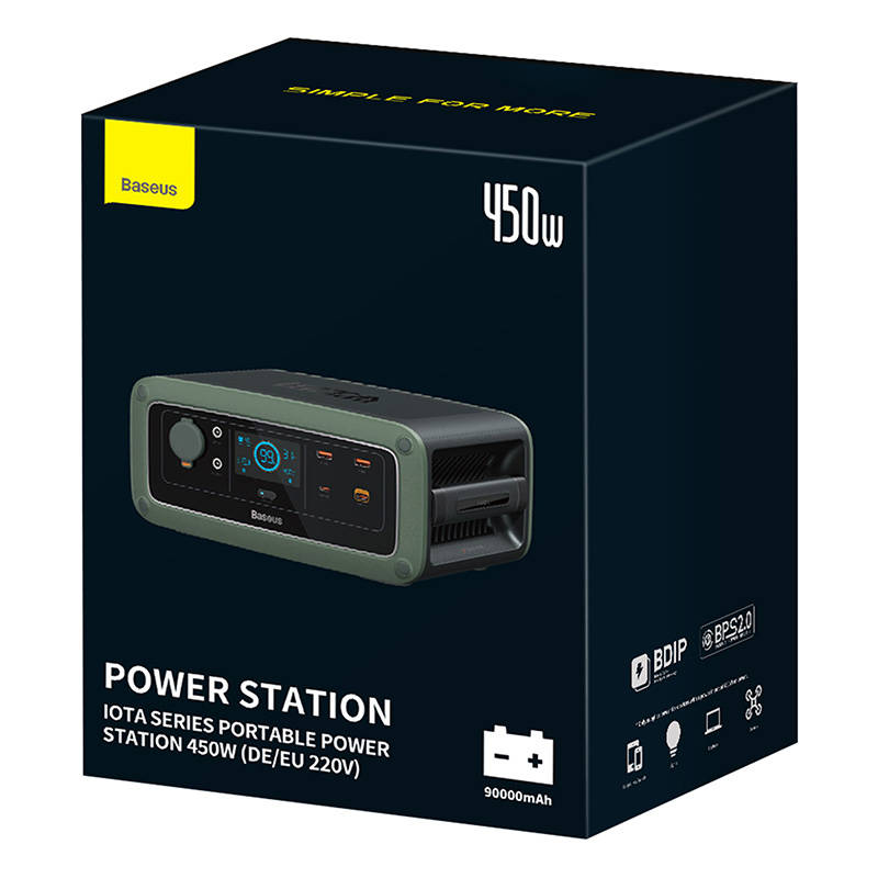 Powerbank/power station Baseus ioTa 450W 90000 mAh (zeleni)