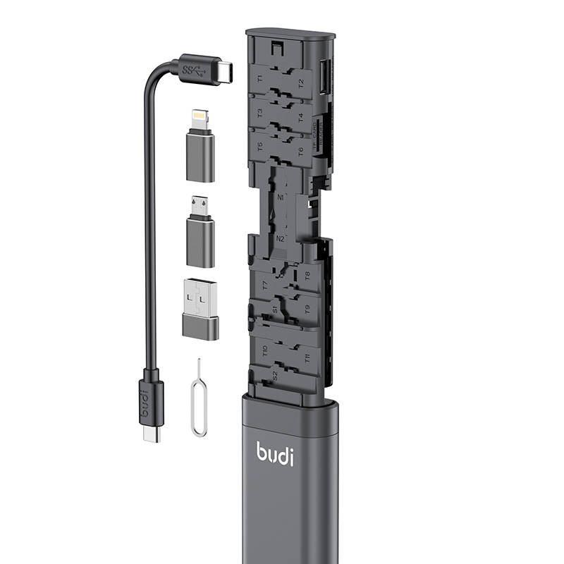 ČITAČ KARTICA Budi MULTIFUNTION STORAGE STICK USB-C 3.0