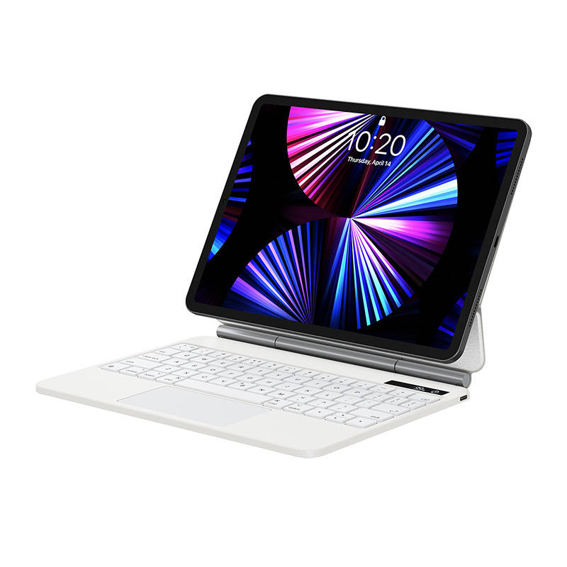 Tipkovnica Pro Baseus Brilliance za iPad 12.9" (2018/2020/2021) (bijela)