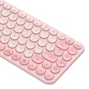 Baseus K01A bežična tromodna tipkovnica Baby Pink