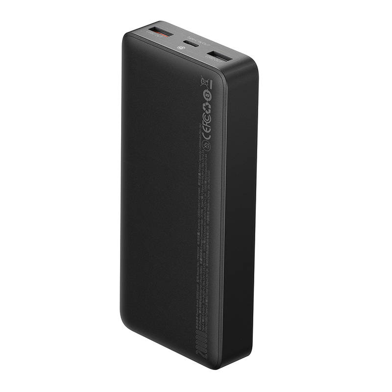 Powerbank Baseus Bipow, 20000mAh, 2x USB, USB-C, 25W (crni)