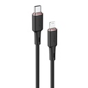 Kabel USB-C na Lightining Acefast C2-01 1.2m (crni)(Paket od 5)