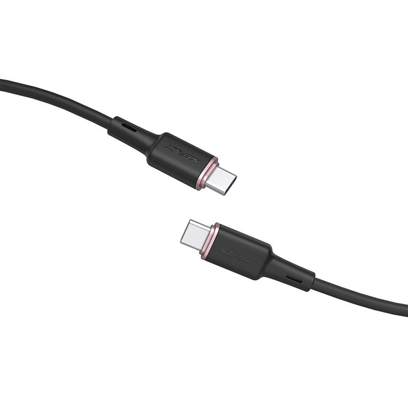 Kabel USB-C na USB-C Acefast C2-03 1.2m (crni)(Paket od 5)