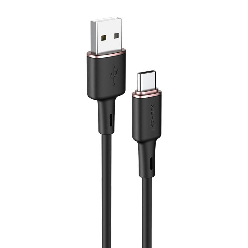 Kabel USB na USB-C Acefast C2-04 1.2m (crni)(Paket od 5)