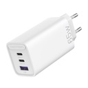 Zidni punjač EU 2xUSB-C(65W/30W) USB-A(30W) Vention, FEDW0-EU, 2.4A, PD 3.0