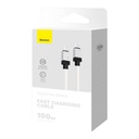 Kabel USB-C na USB-C Baseus CoolPlay, 100W, 1m (bijeli)