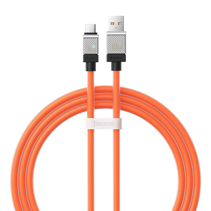 Kabel USB do USB-C Baseus CoolPlay 100W 1m (narančasti)