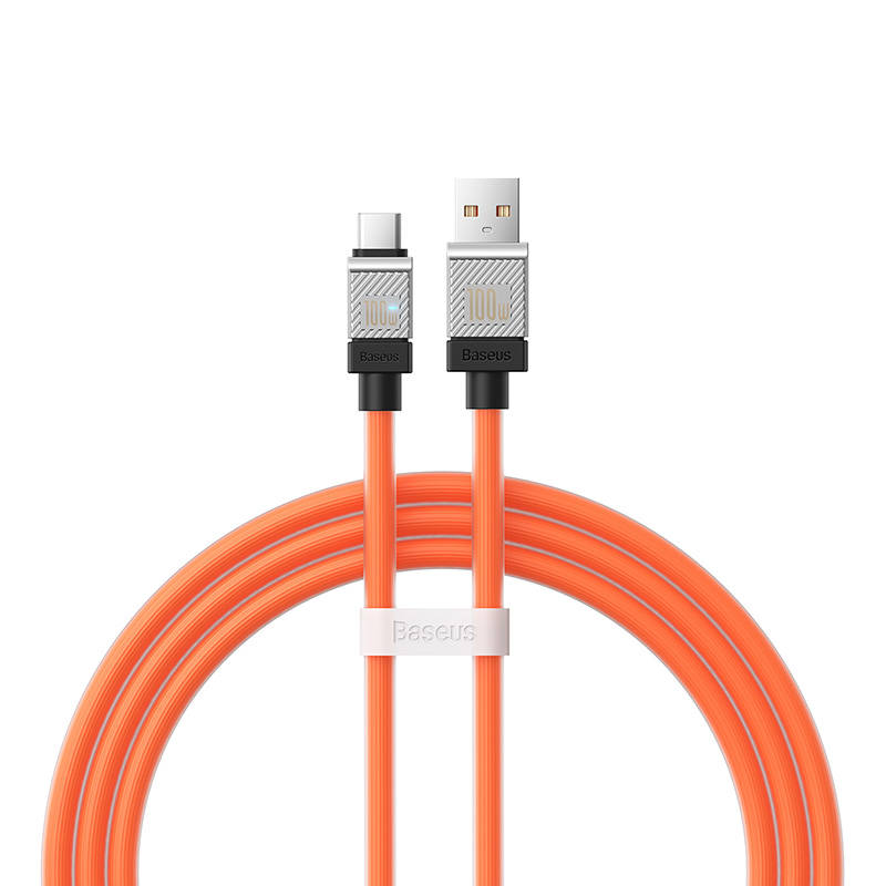 Kabel USB do USB-C Baseus CoolPlay 100W 1m (narančasti)