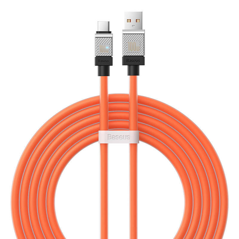 Kabel USB do USB-C Baseus CoolPlay 100W 2m (narančasti)