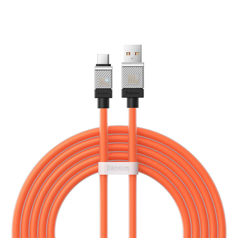 Kabel USB do USB-C Baseus CoolPlay 100W 2m (narančasti)