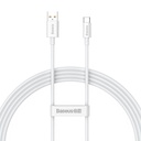 Kabel USB do USB-C Baseus Superior 100W 1.5m (bijeli) (paket od 5 komada)