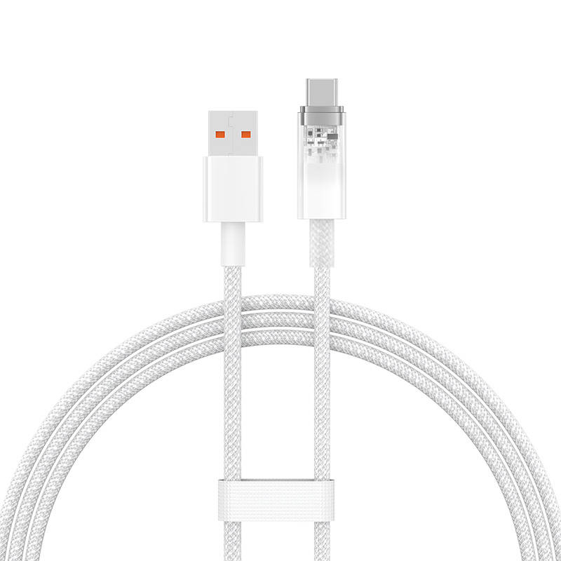 Quick Charge USB-C Baseus 6A, 1m (bijeli)