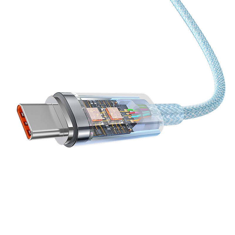 Kabel za brzo punjenje Baseus Explorer serije USB na USB-C 100 W, 2 m (plavi)