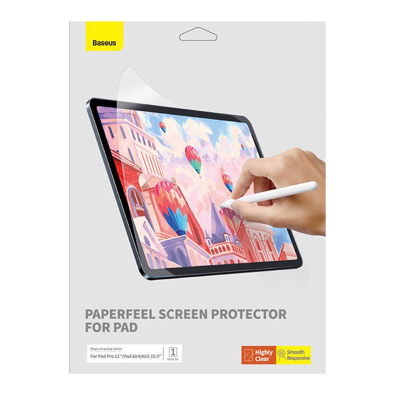 Baseus Paperfeel film za Pad Pro/Air3 10,5" /Pad7/8/9 (2019/2020/2021) 10,2", prozirni