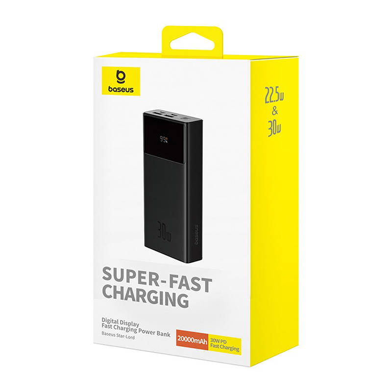 Powerbank Baseus OS Star-Lord 20000mAh, 30W (crna)